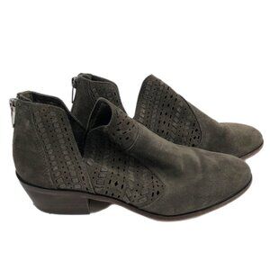 Vince Camuto Green Suede Ankle Boots & Booties | Casual Chic